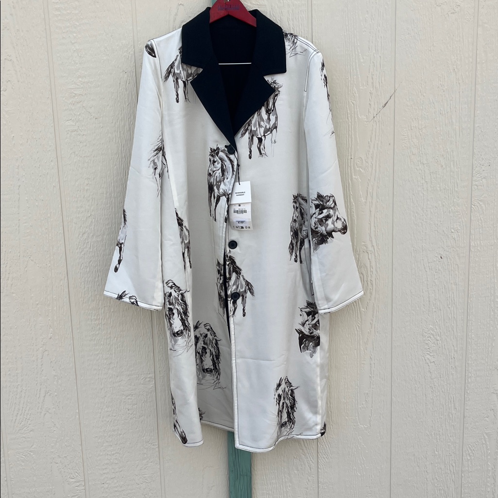 Zara Horse Coat Zw Limited Edition M